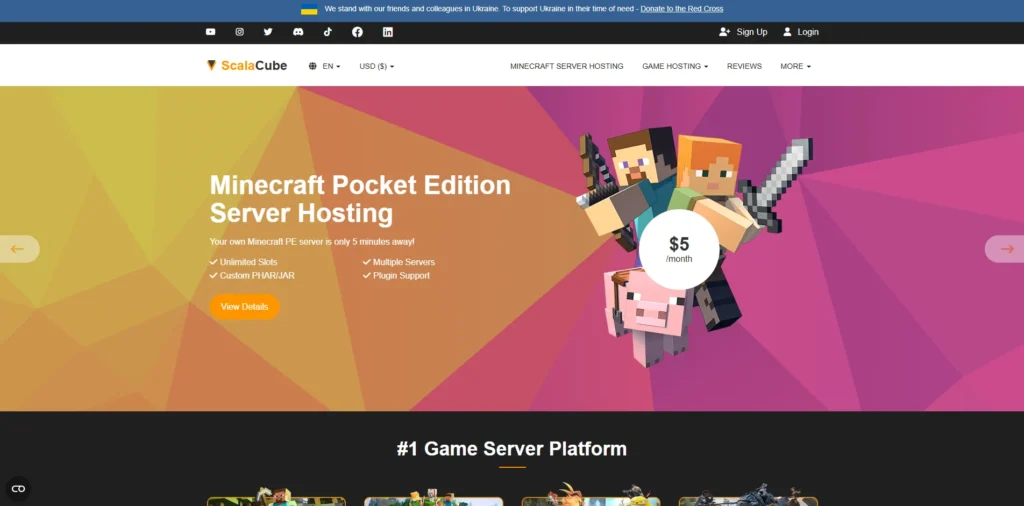 Minecraft Server Hosting Service - ScalaCube