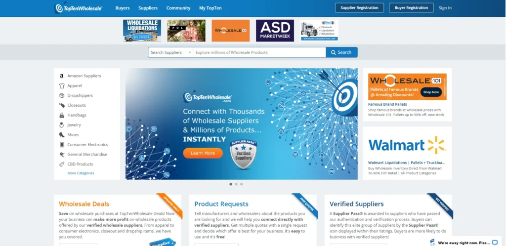Wholesale Suppliers In the USA -TopTenWholesale