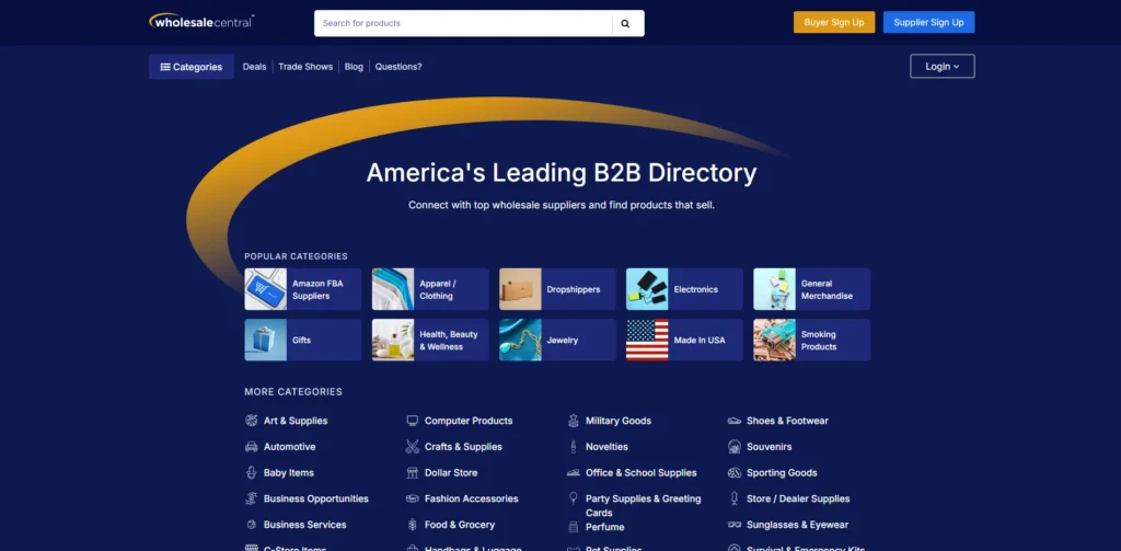 Wholesale Suppliers In the USA -Wholesale Central