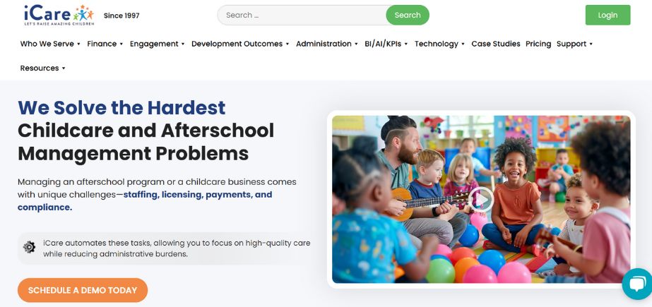 Childcare Management Software - iCare Software