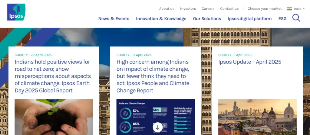 Market Research Companies in India - Ipsos India