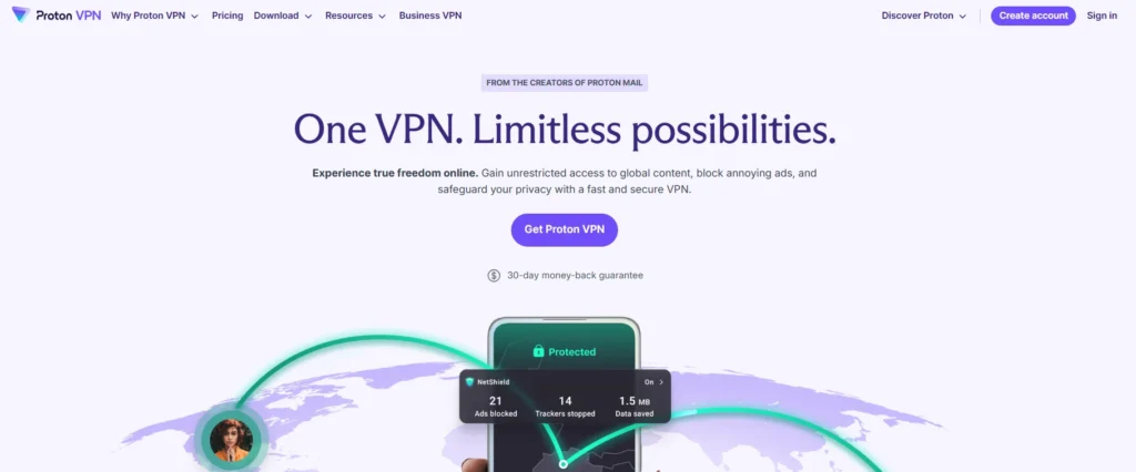 Proton VPN- VPNs for TikTok