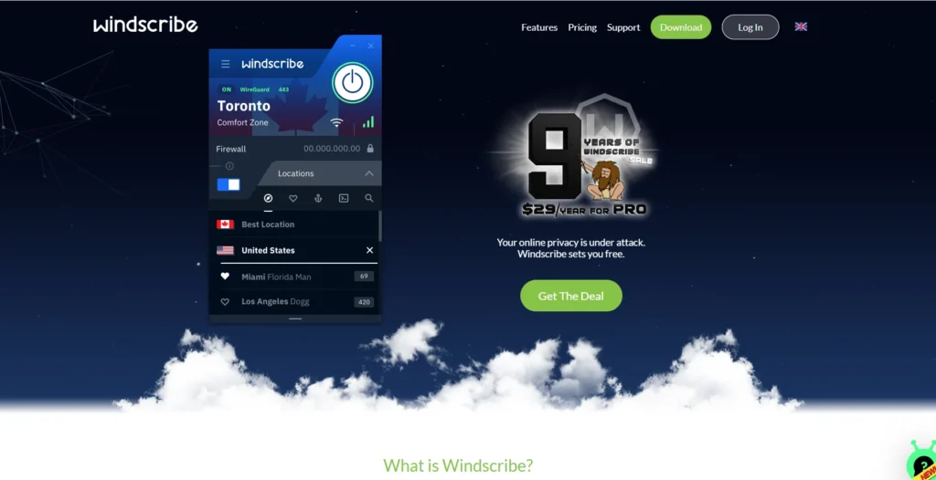 Windscribe- VPNs for TikTok