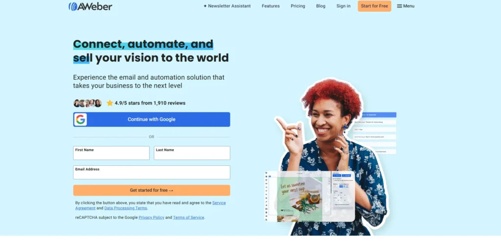 AWeber-Email Marketing Platforms for Nonprofits