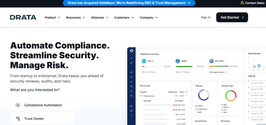 Soc2 Compliance Software - drata