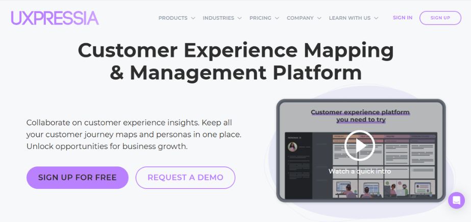 Customer Journey Mapping Tools - uxpressia
