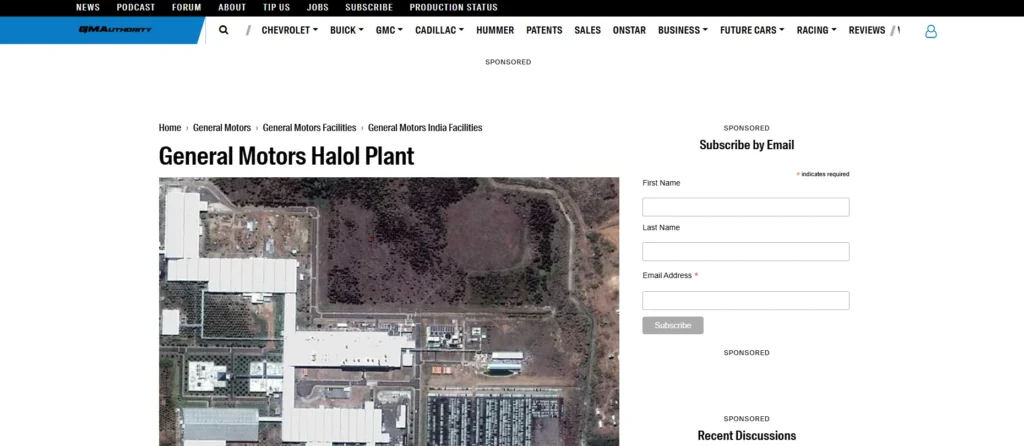 General Motors (GM) – Halol Plant-Top MNC Companies in Vadodara