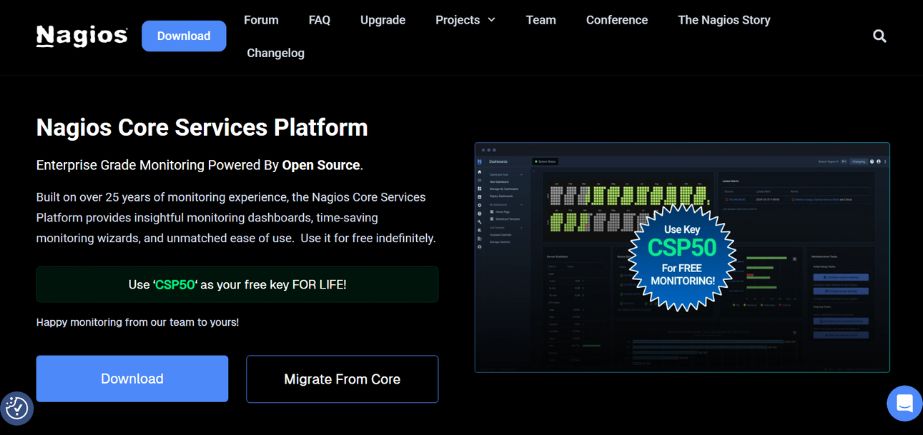 Infrastructure Monitoring Tool - Nagios