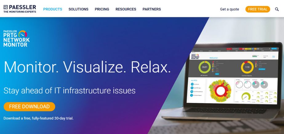 Infrastructure Monitoring Tool - Paessler PRTG Network Monitor