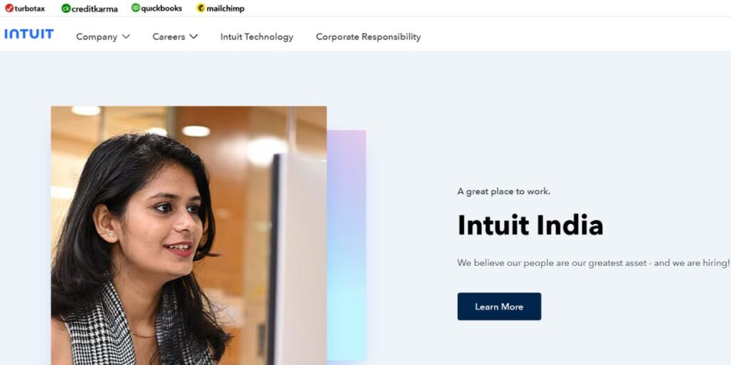 Product Based Companies in India - Intuit