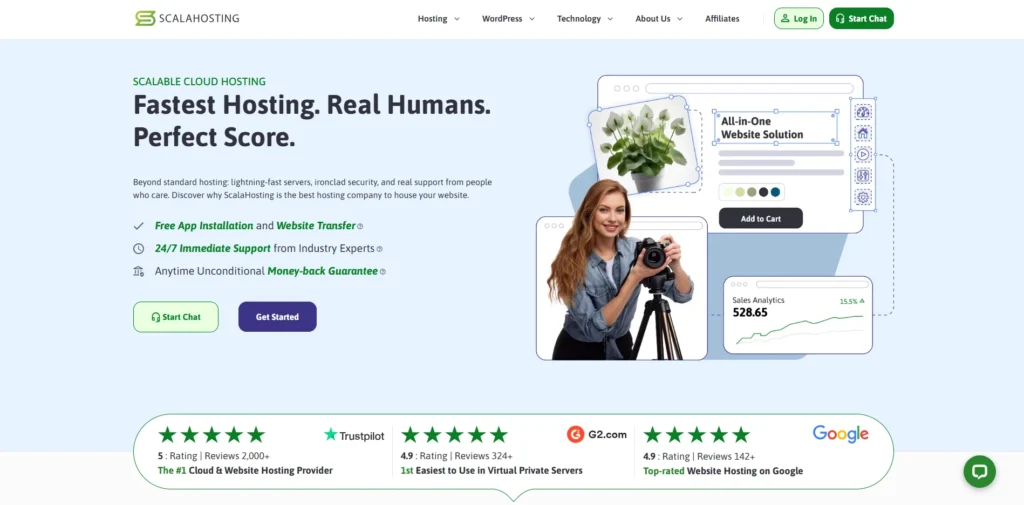 VPS Hosting Provider - ScalaHosting