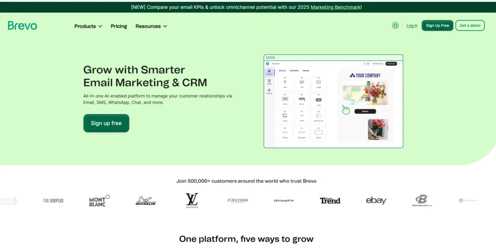Sendinblue (Brevo)-Email Marketing Platforms for Nonprofits