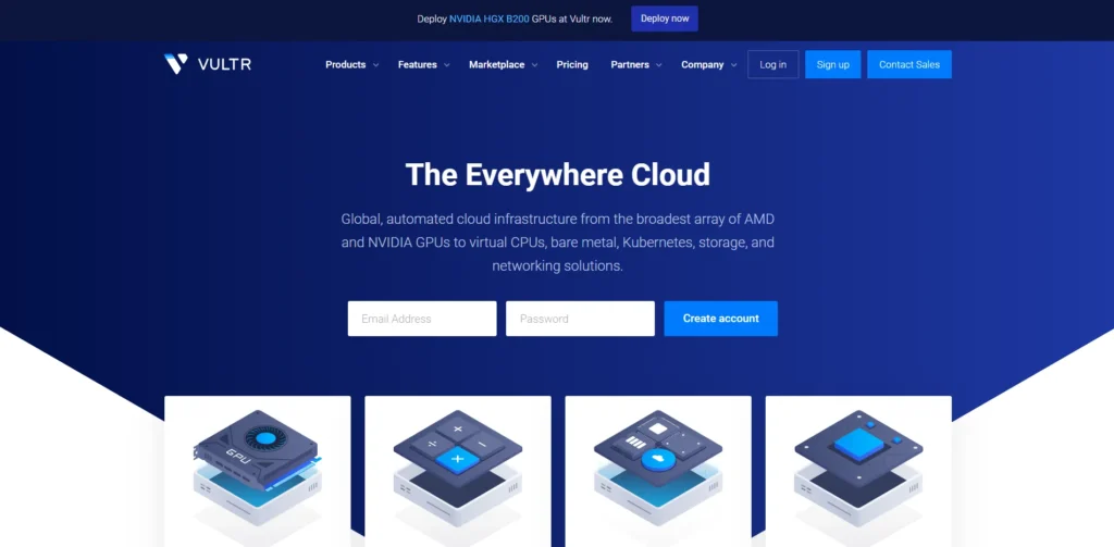 Cloud Hosting Service in India - Vultr