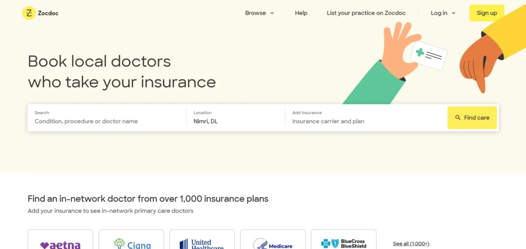 Healthcare Software Companies in USA - Zocdoc