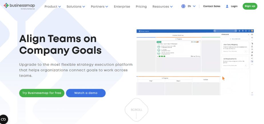 best scrum tools - businessmap