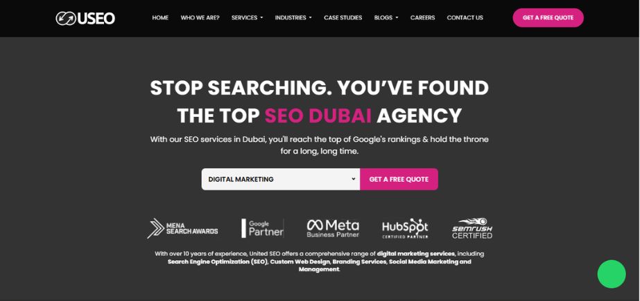 seo agencies in Dubai - USEO