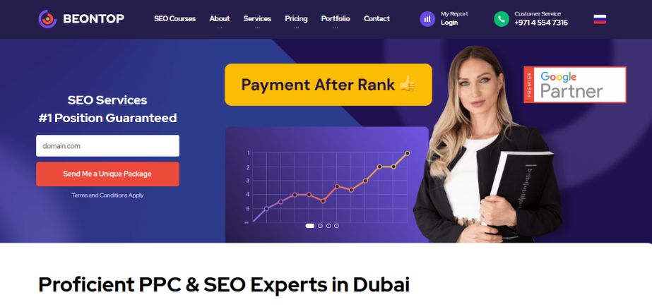 seo agencies in Dubai - beontop
