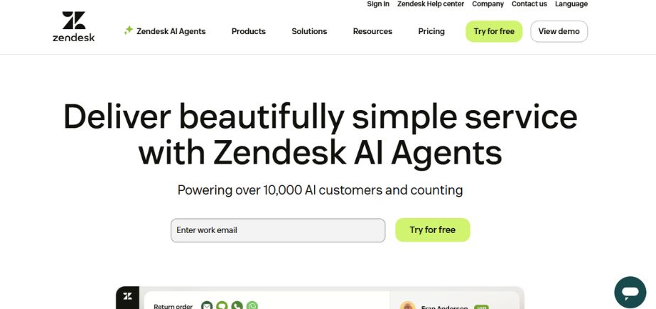 it service desk tools - zendesk