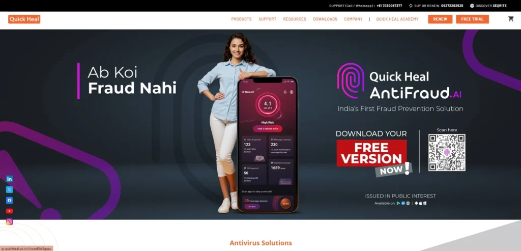 Best Antivirus Software-Quick Heal Total Security