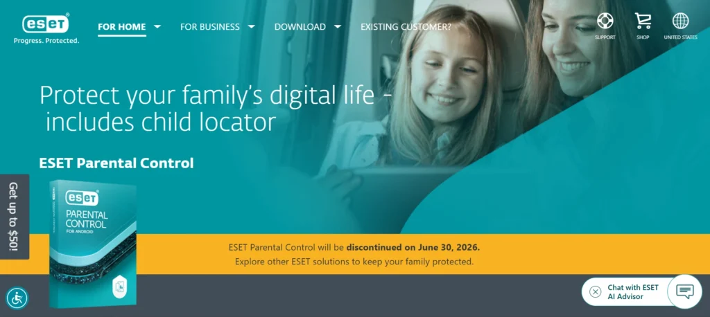 Parental Control Software–ESET Parental Control