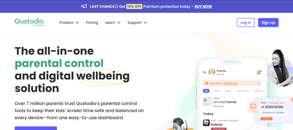 Parental Control Software–Qustodio
