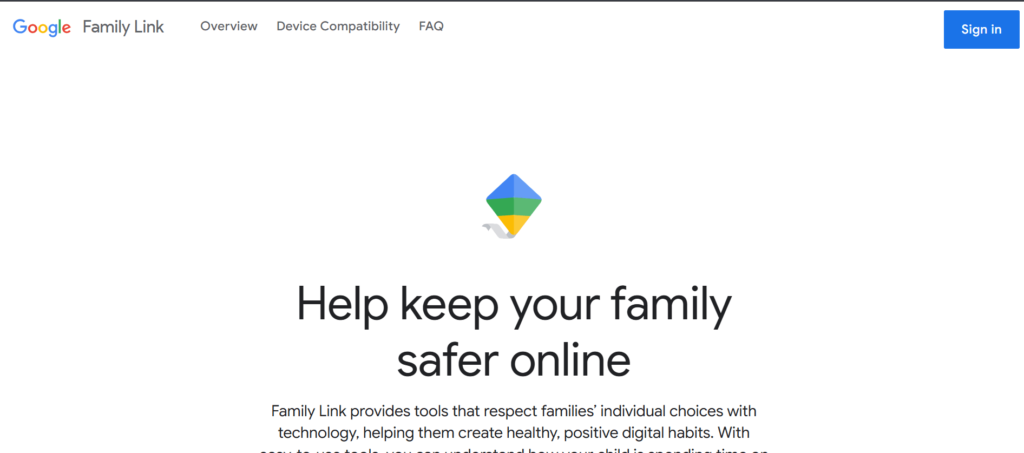 Parental Control Software–Google Family Link
