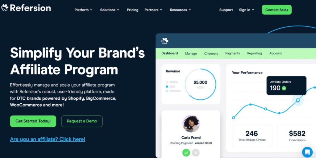 Affiliate Tracking Software