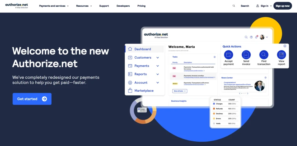 ACH Payment Processing Company - Authorize.Net ACH