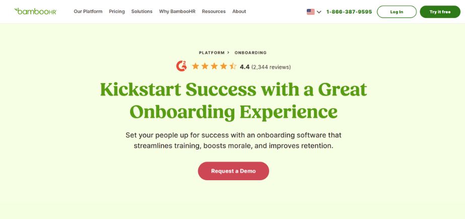 Employee Onboarding Software - BambooHR