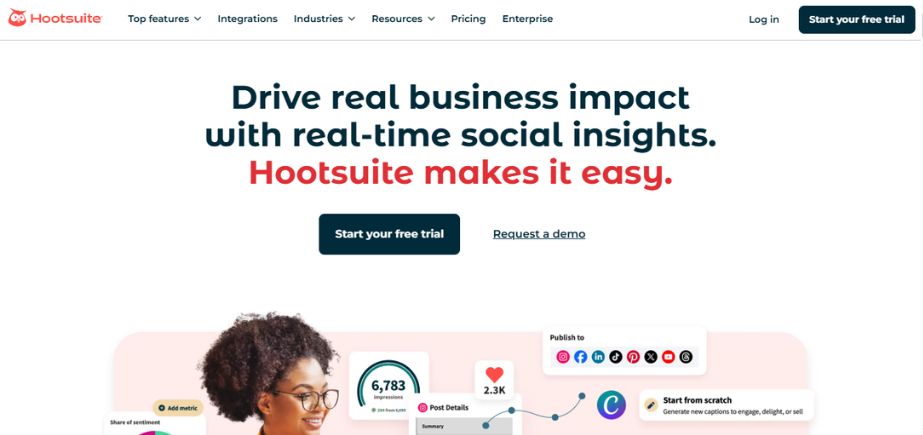 Best Brand Monitoring Tools - hootsuite