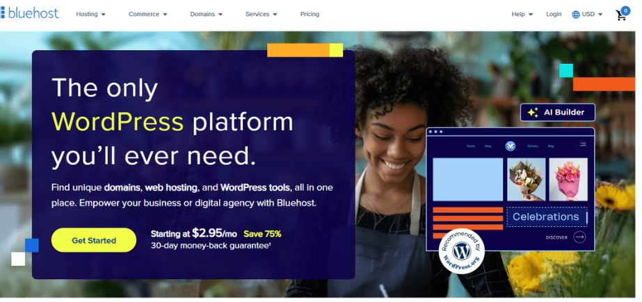 Best Hosting for High-Traffic Websites - bluehost