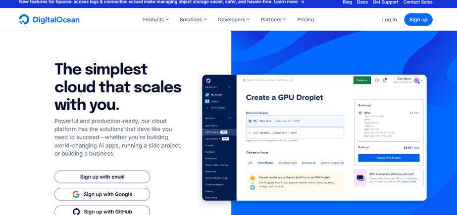 Best Hosting for High-Traffic Websites - digitalocean