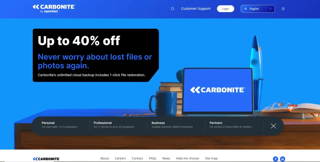 Carbonite-Cloud Backup Tools