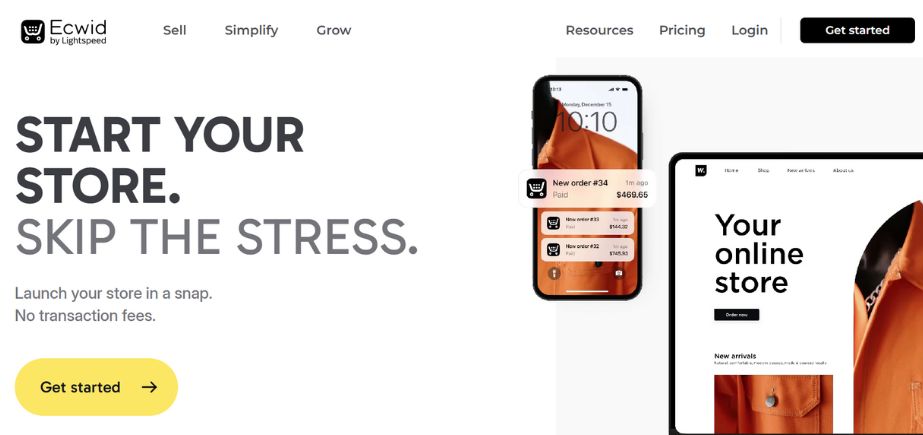 Shopify Alternative - Ecwid