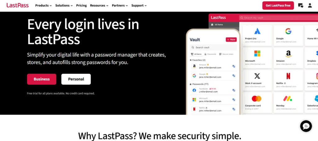 Password Management Tool - LastPass