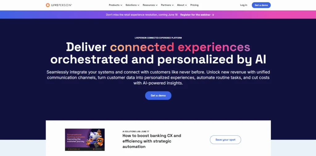 LivePerson AI-Helpdesk Chatbots and AI Assistants