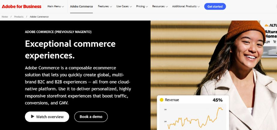 Shopify Alternative - Magento (Adobe Commerce)