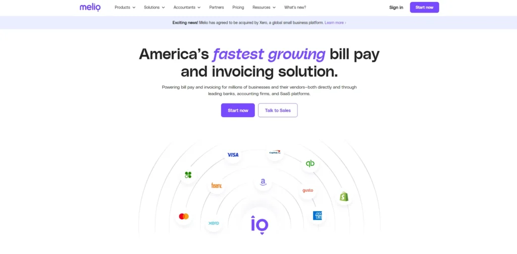 ACH Payment Processing Company - Melio