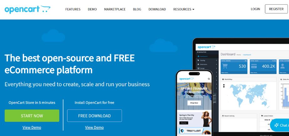 Shopify Alternative - OpenCart