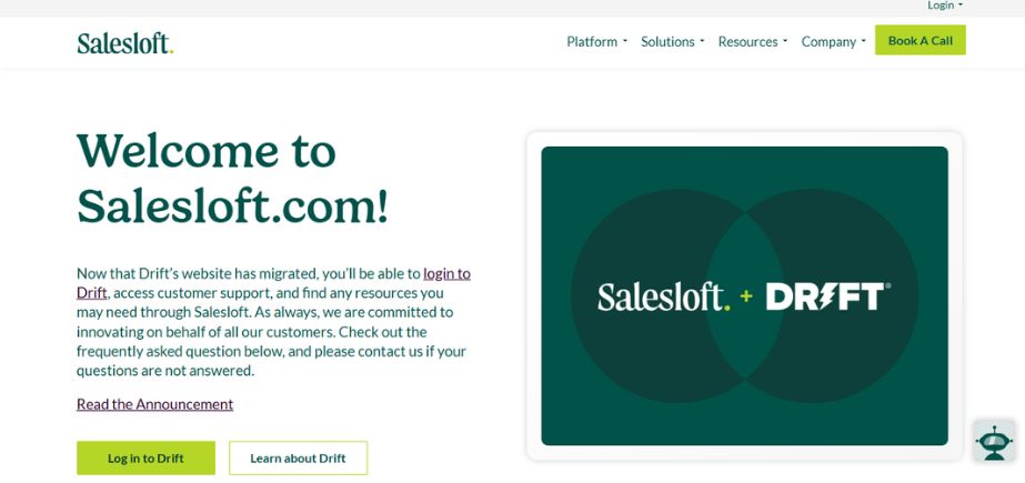 SaaS Marketing Tools - salesloft