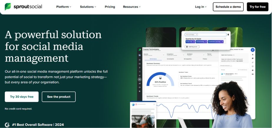 SaaS Marketing Tools - sproutsocial