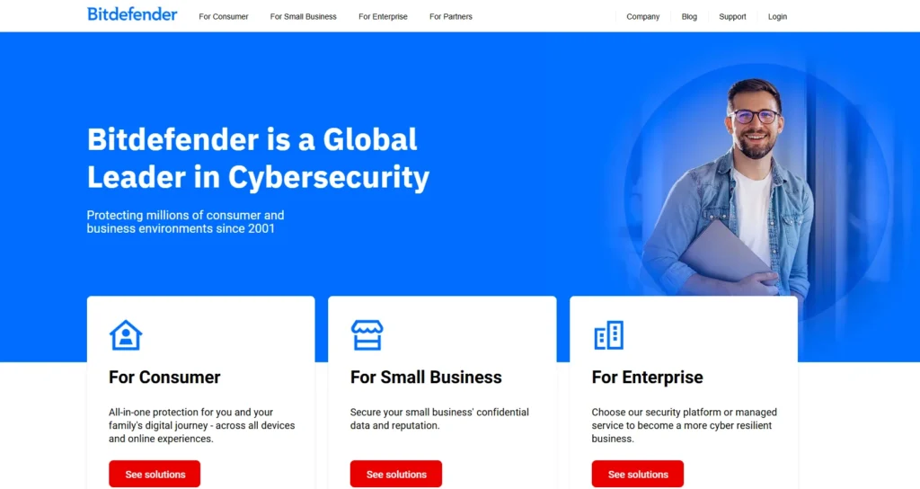 Antivirus Software for Laptops - Bitdefender Total Security