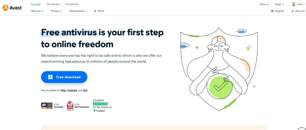 Antivirus Software for Laptops -  Avast One / Premium Security