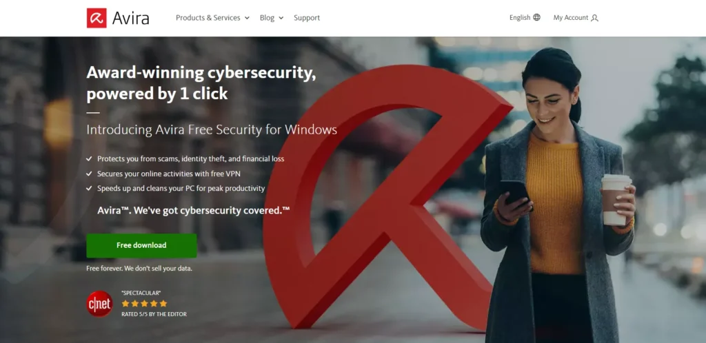 Antivirus Software for Laptops -  Avira Free Security / Prime