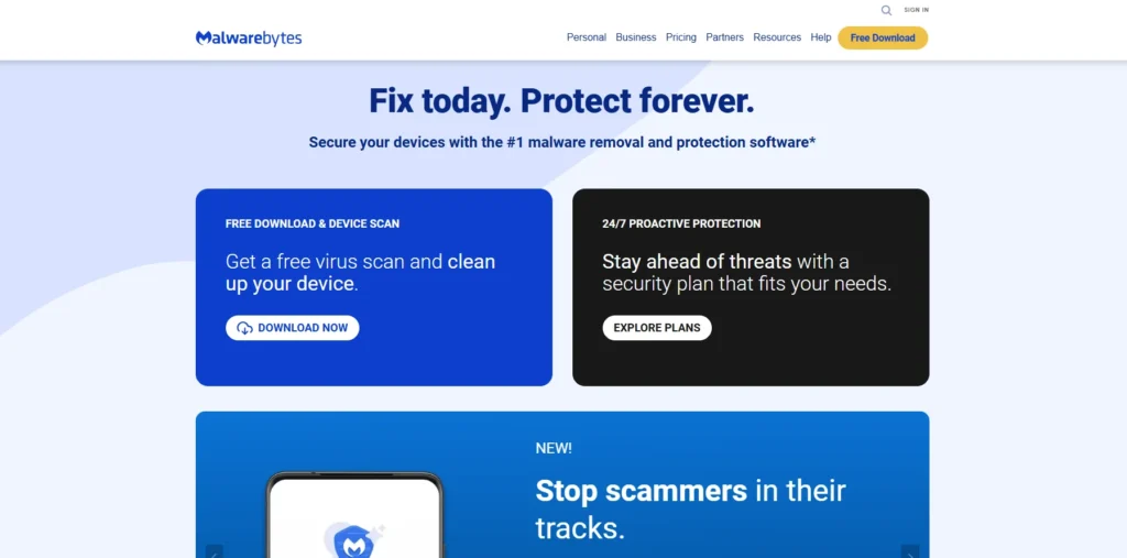 Antivirus Software for Laptops - Malwarebytes Premium