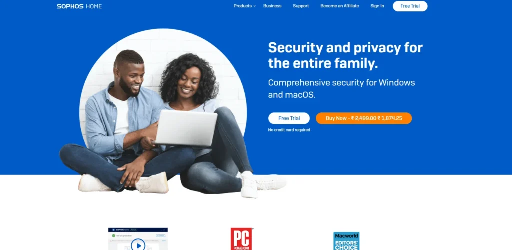 Antivirus Software for Laptops - Sophos Home Premium