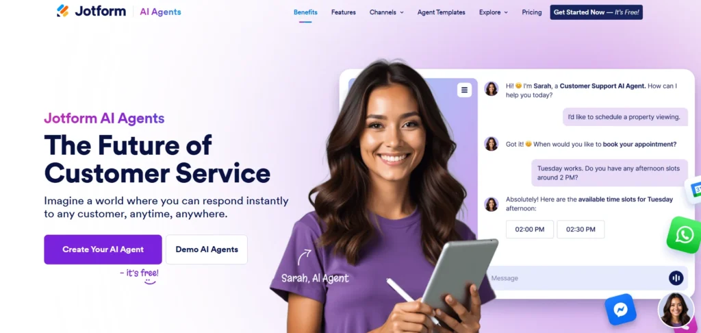 AI Automation Tool - Jotform AI Agents