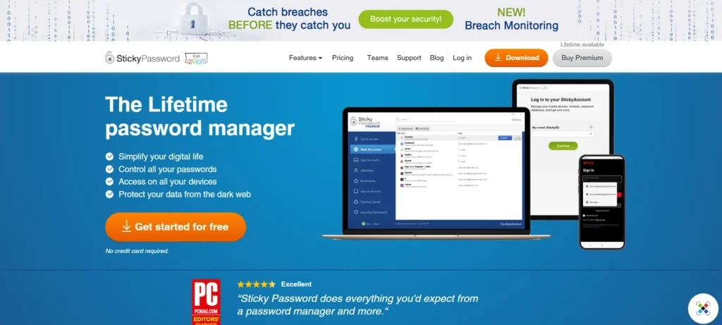 Password Management Tool - Sticky Password