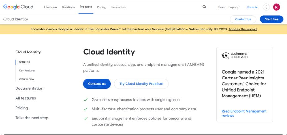 User Lifecycle Management Software - google cloud identity