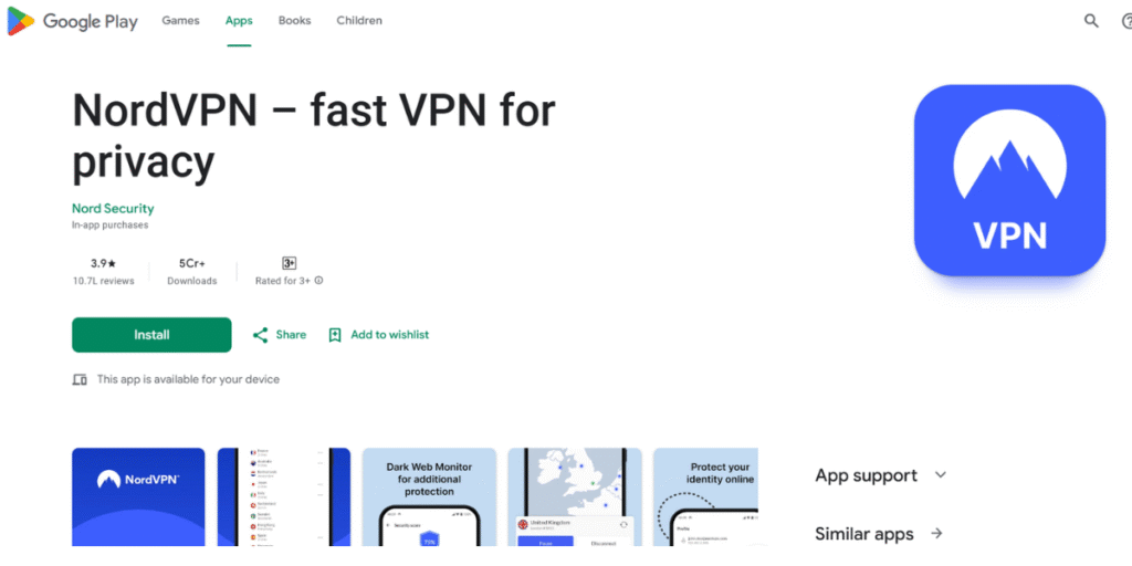 VPNs for Android